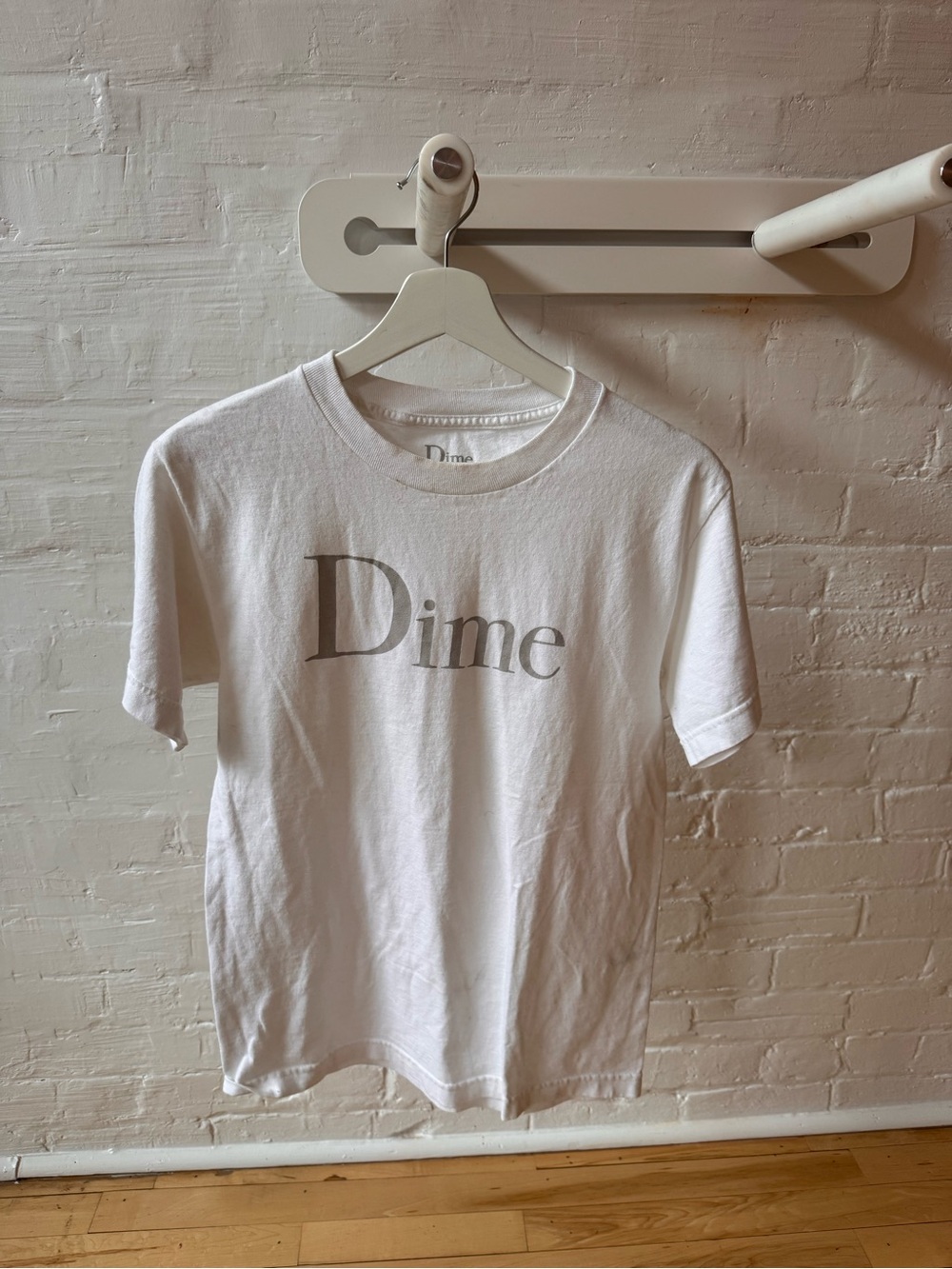 Dime Classic Logo White T-Shirt